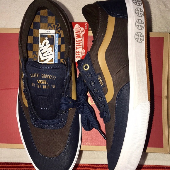 Vans Other - >Ⓜ️GILBERT CROCKETT CANVAS DRESS BLUES BROWN WHITE WORLD’S #1 SKATE BRAND 🆕VANS